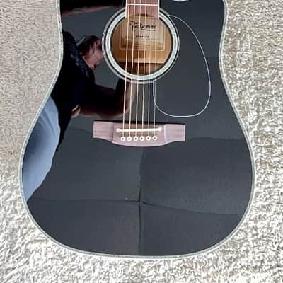 Takamine EF341DX 6 String Dreadnought Electric Acoustic Guitar with Case - MIJ image 1