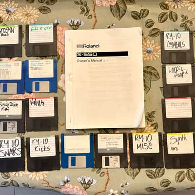 Qty 2 Roland  S550 Samplers with Extras!! image 2