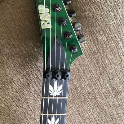 Esp  Logan mader custom shop  1996 Green V image 3