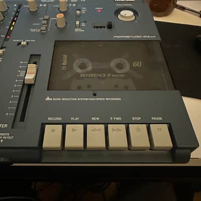 TASCAM Portastudio 414 MKII 4-Track Cassette Recorder 1990s - Blue image 4