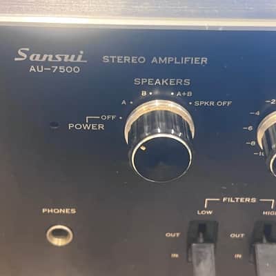 SANSUI AU-7500 Integrated Amplifier - Cleaned/Tested/Nice image 16