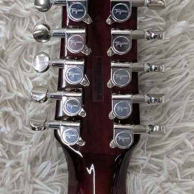 Tagima Sierrena XII EQ BK Acoustic Electric  12 String Guitar, Black Gloss image 3