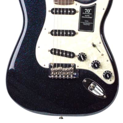 New Fender 70th Anniversary Player Stratocaster Nebula Noir #4 image 3