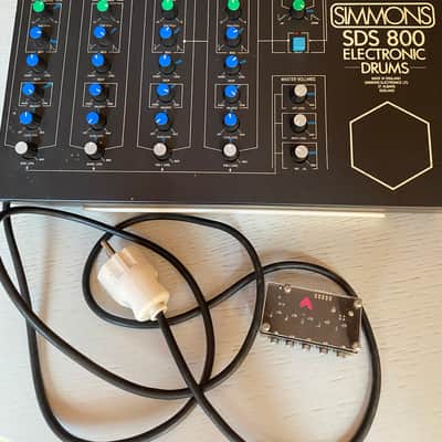 Simmons SDS-800 4-Voice Vintage Analog Drum Synth / Drum Module + Valpower MIDI-to-Gate image 5