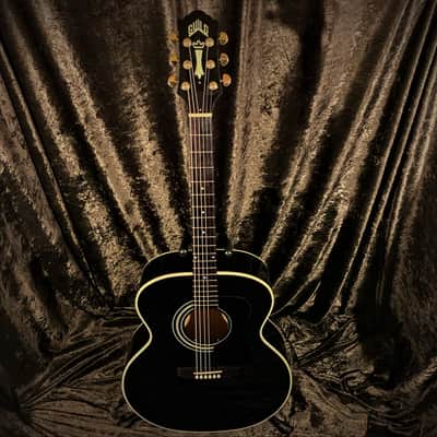 Guild JF30 Black Maple Jumbo Archback Westerly Built 1996 Guild Acoustic Electric w/ Original Case image 1