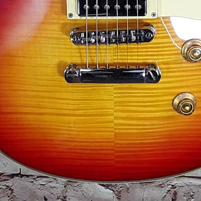 Arbor AP 230 –Les Paul-style – Low Action, Great Tone – Gorgeous Cherry Sunburst image 2