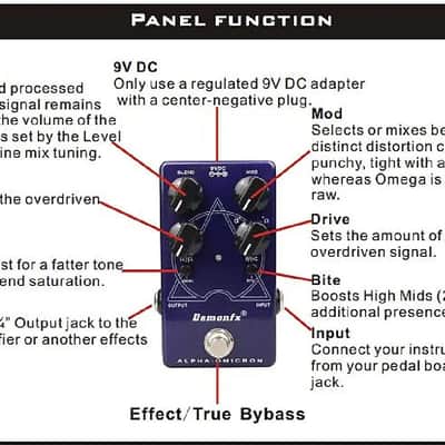 DemonFX ALPHA OMICRON Bass PreAmp/ Overdrive image 7