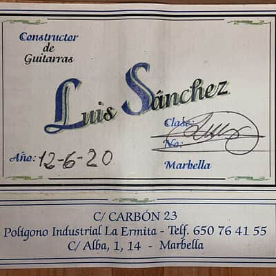 Luis Sanchez 2020  Blanca - spectacular sounding and nice looking flamenco guitar - check video! image 13