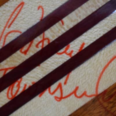 Alembic John Entwistle Signed 5 String Persuader 1983 Natural Quilted Maple image 5