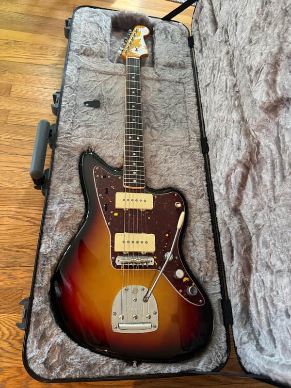 Fender American Ultra Jazzmaster Ultraburst w/ Elite Hard Case +Extras image 1