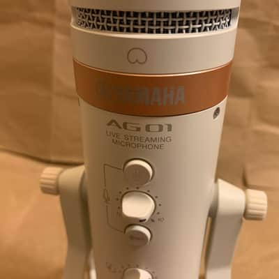 Yamaha AG01 Streaming Loopback Audio USB Microphone 2022 - Present - White NEW in box image 9