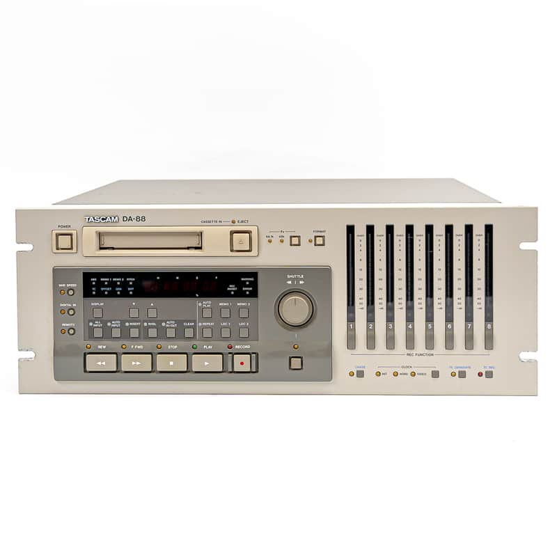 Tascam DA-88 Professional 8‑Track Digital Recorder for Hi‑8 Tape image 1