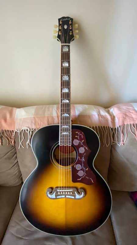 Epiphone Insp.by Gibson J-200★純正ソフトケース付 Epiphone Inspired By Gibson J-200 with Case | Reverb