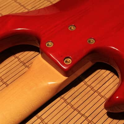 MOON JJ-5 Ash Jazz Bass PGM Transparent Red image 12