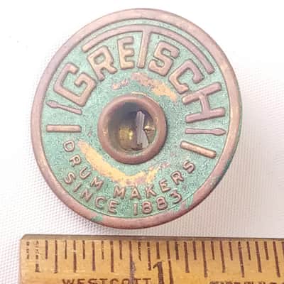 Gretsch 60s Snare Drum Round Badge Thick Sticks Vintage Renown Brooklyn +Grommet image 1
