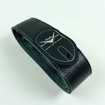 Fender Custom Shop Leather Strap: Take the excuses away. 2000s Black image 1