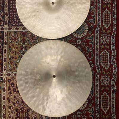 Paiste 15" Masters Dark Hi-Hat Cymbals (Pair) 2011 - Present - Traditional image 1