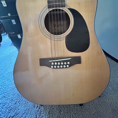 Morris B-28 12-String Acoustic Guitar Made in Japan w/ Hard Case image 6