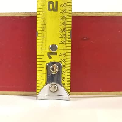 22"x1 3/4"x1/4"Bass Drum Hoop/Rim Red Exterior Paint No Inlay Channel In Round image 6