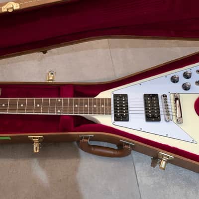 Gibson 70s Flying V Classic White Dave Mustaine Owned & Signed MEGADETH Stage Played Guitar image 1