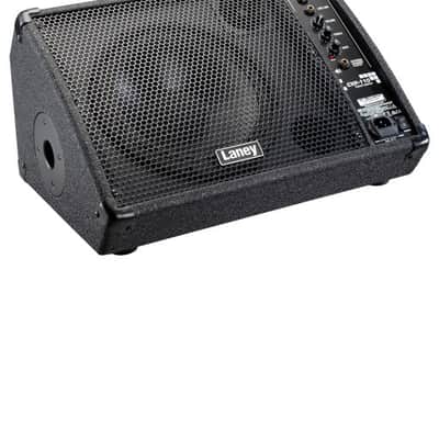 LANEYCONCEPT CXP-110 active stage monitor 65W 10" Powered Monitor wedge with Floor or Pole stand operation image 1
