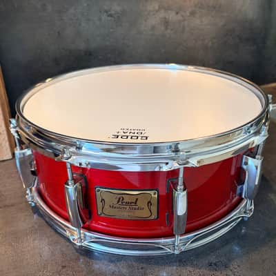 Pearl MBX-5114 Masters studio birch 14x5.5” 1993-1995 - Sequoia red image 4