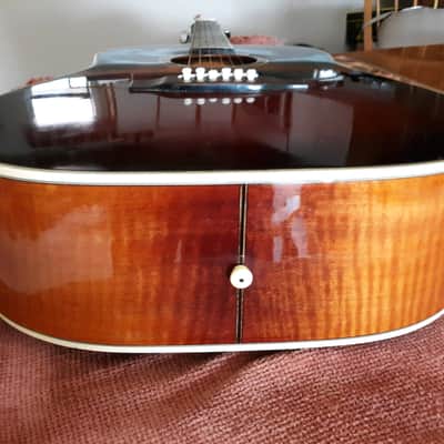 Sigma Guitar by Martin DT-4 Vintage Sunburst 1970's SunBurst image 12