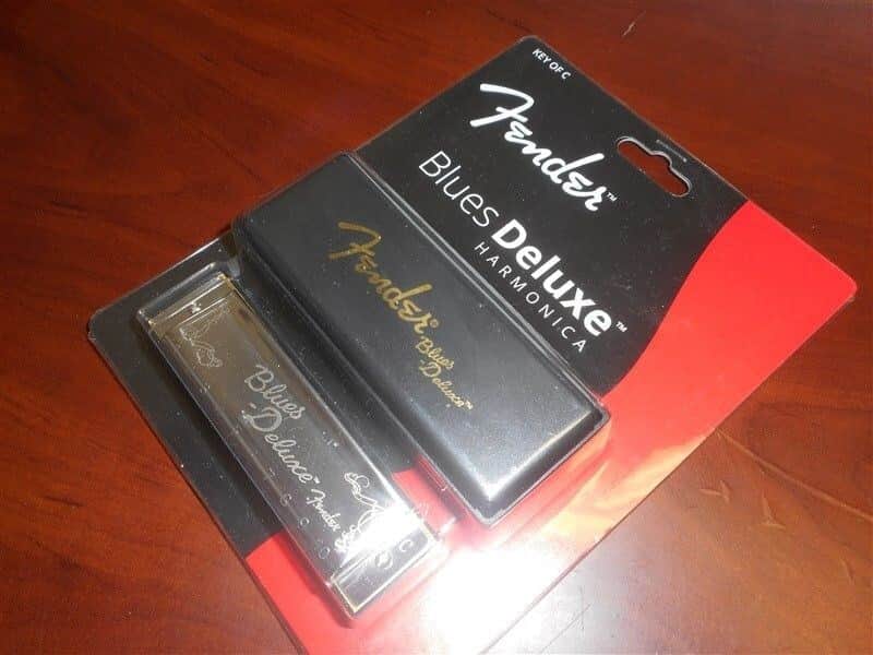NIB-Fender Blues Deluxe 10-Hole Harmonica in the Key of C with Case image 1