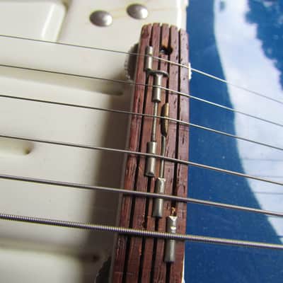 Wandre Davoli Tri Lam 1960's Era Made In Italy Wandre Tr-Lam Cool Wacky Artistic Blue Italian Guitar image 18