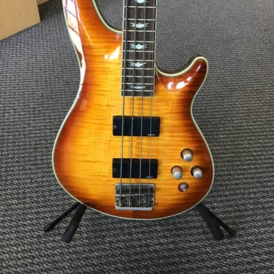 Schecter Omen Extreme-4 Active 4-String Bass 2010s - Vintage Sunburst image 1