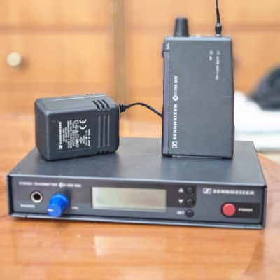Sennheiser Stereo Transmitter SR 300+Sennheiser bodypack Reciver EK300 in Ear monitoring image 2