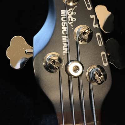 Ernie Ball Music Man Bongo 4 Left- Handed HH Bass Guitar Sapphire Black image 6