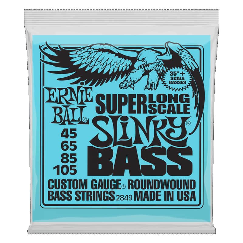 Ernie Ball 5-String Super-Long Scale Slinky Bass Set, .045 - .130 image 1