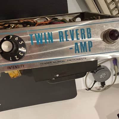 Fender Twin Reverb 1970-1971 - Silverface Chassis Only - Mods by FYD Amps Lurie Mods image 1