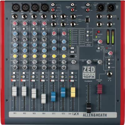 Allen & Heath ZED60-10FX - 6 Channel Mixer with Digital Effects and USB Connectivity image 3