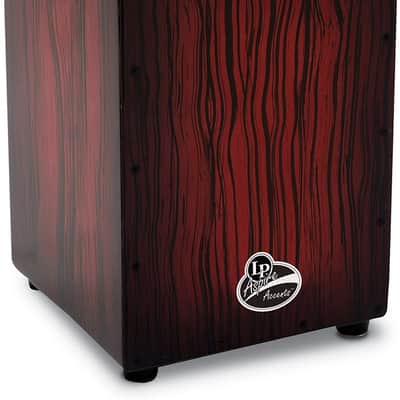 LP Aspire Accents Wire Cajon Dark Wood Streak LPA1332-DWS image 1
