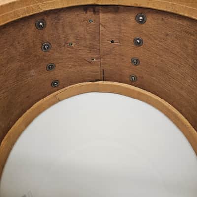 Ludwig WFL Drum Co. Tom 9x13" (Re-Wrap) Pre- Serial late- 50's - Blue Sparkle image 2