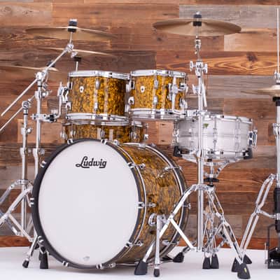 LUDWIG NEUSONIC 4 PIECE MOD 2 DRUM KIT, BUTTERSCOTCH PEARL image 1