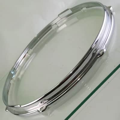 Slingerland 15"COB BRASS Stick-Saver Snare Drum Resonant Rim/Hoop 8Lug Chrome US image 6