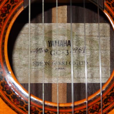 Super Rare - Made in 1969 - Yamaha GC3 - Exceptional Classical Concert Guitar In Excellent Condition image 5