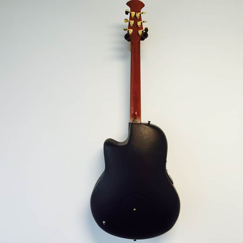Ovation Celebrity CS-347 KOA Clear Gloss with Gig Bag | Reverb