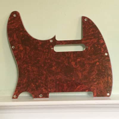 Vintage Spec 62 Celluloid Left 4Ply Tortoise Custom Tele Lefty Fender Pickguard image 1