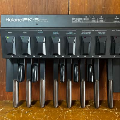 Roland PK-5 13-note Dynamic MIDI Foot Pedal w/ power supply image 2