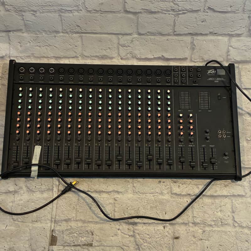 Peavey Unity 2000 12 Channel Mixer with Case Mixer image 1