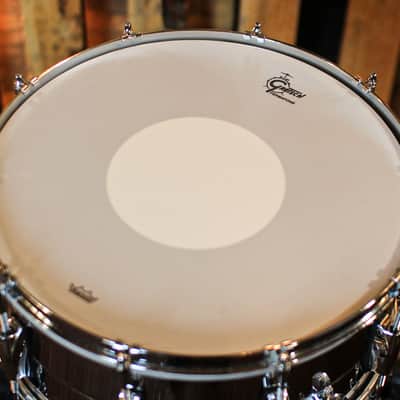 Gretsch 6.5x14 USA Custom Chrome over Brass Snare Drum w/ 301 Hoop Build - G4164 image 4