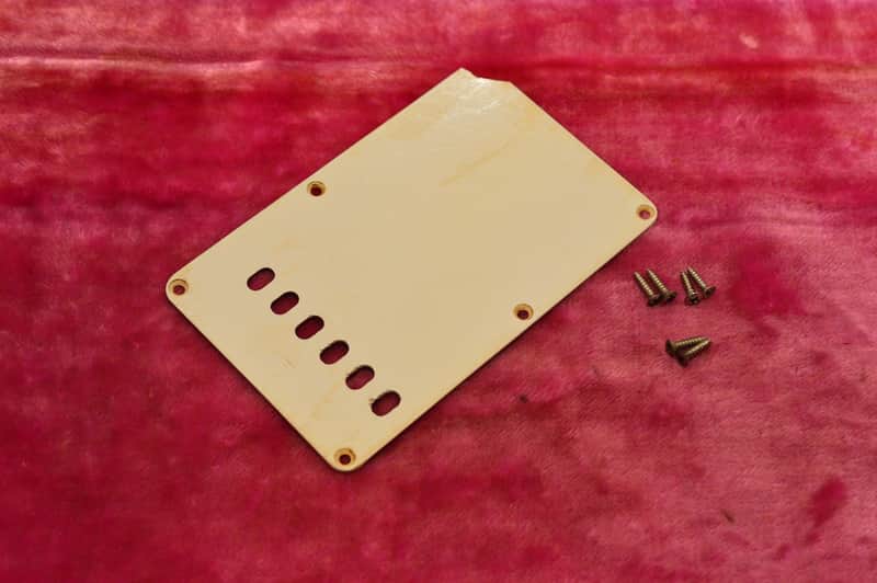 Vintage 1960's Fender Stratocaster Backplate Tremolo Cover Pre-CBS Strat 1950's image 1