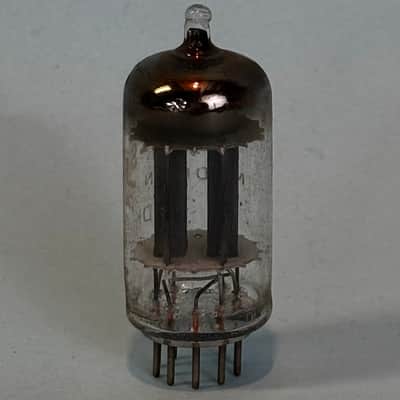 1950s Tung Sol 12AU7 ECC82 Vintage Gray Plate D Getter Preamp Tube! T483 image 3