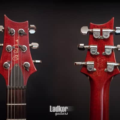 Vintage Early 1986 PRS Custom 24 Cherry Sunburst with Birds 1985 pots Collector Rare WOW top Signed image 16