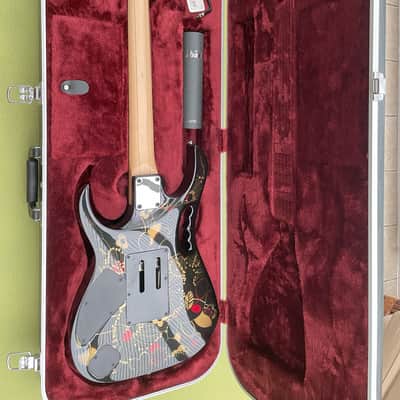 Ibanez JEM77-FP2 Steve Vai Signature 2010 - 2018 - Black Floral Pattern 2 image 3