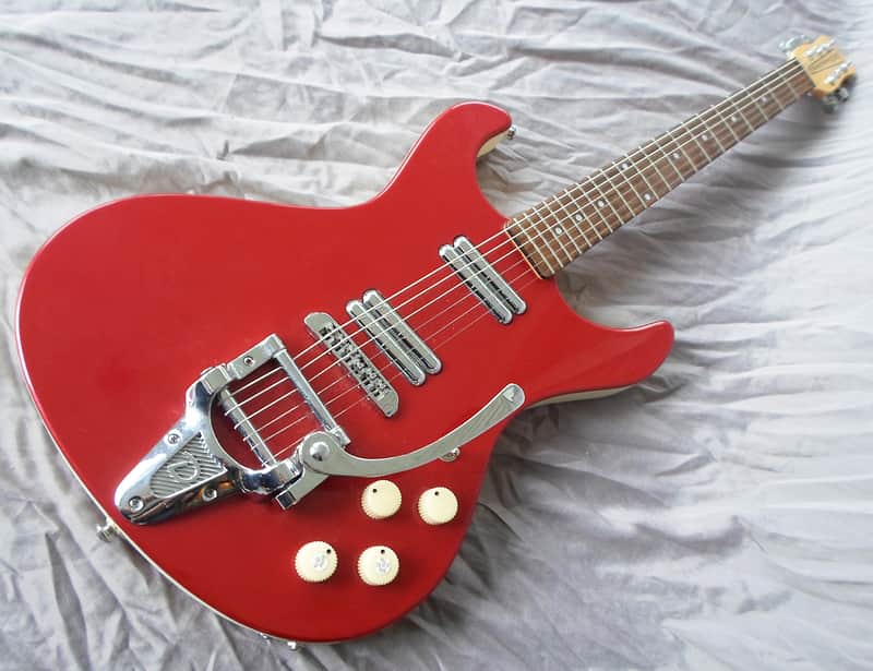 Danelectro Hodad  Metallic Red w/ Bigsby-Style Tremolo image 1